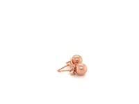 Small Round Stud Earrings 14k