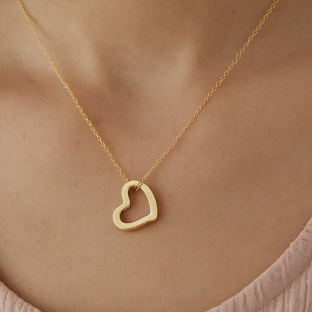 Open Heart Necklace