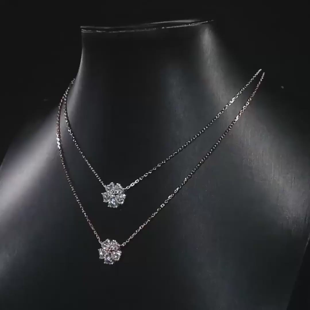 "Elora" Moissanite Pendant Necklace