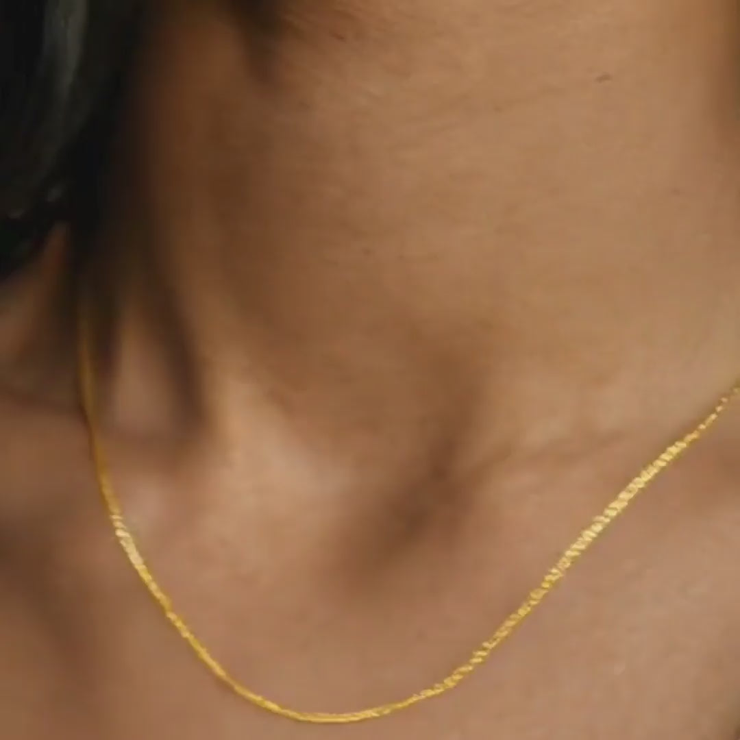 Signature Dainty Chain Necklace 10k Gold