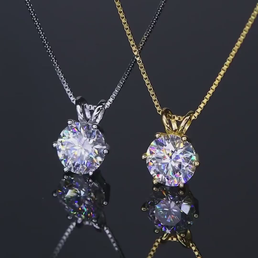 "Marissa" Moissanite Pendant Necklace