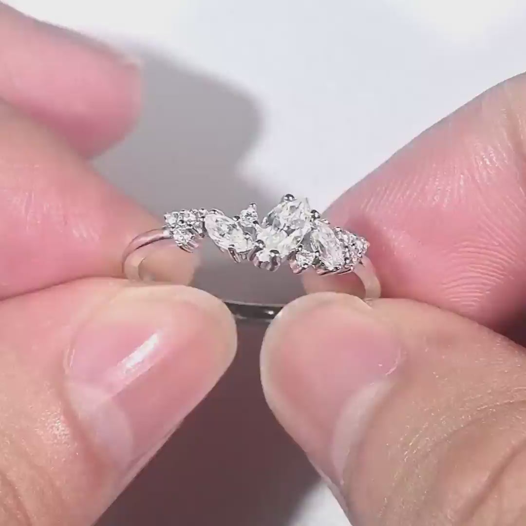 "Aria" Moissanite Ring