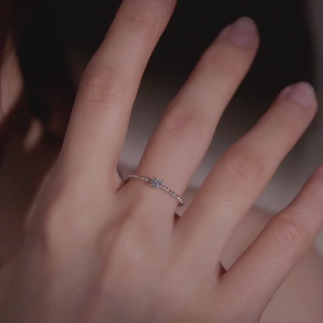 "Zilla" Moissanite Ring