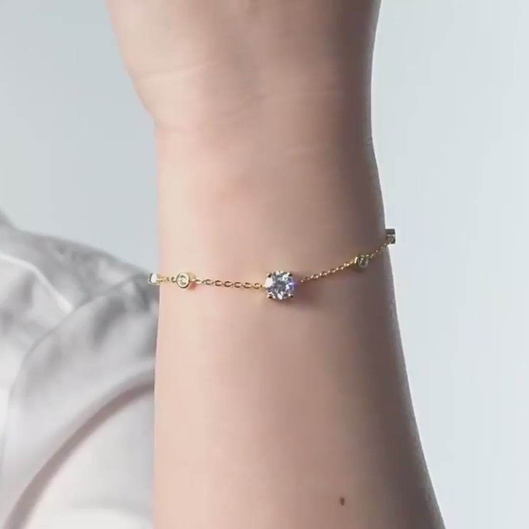"Bianca" Moissanite Bracelet