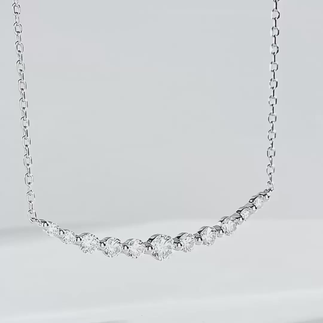 "Helena" Moissanite Pendant Necklace