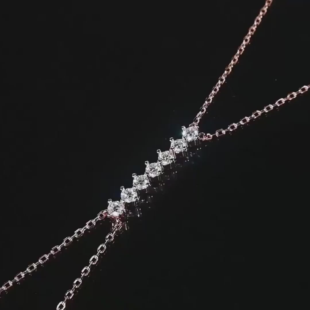 "Celina" Moissanite Hand Bracelet