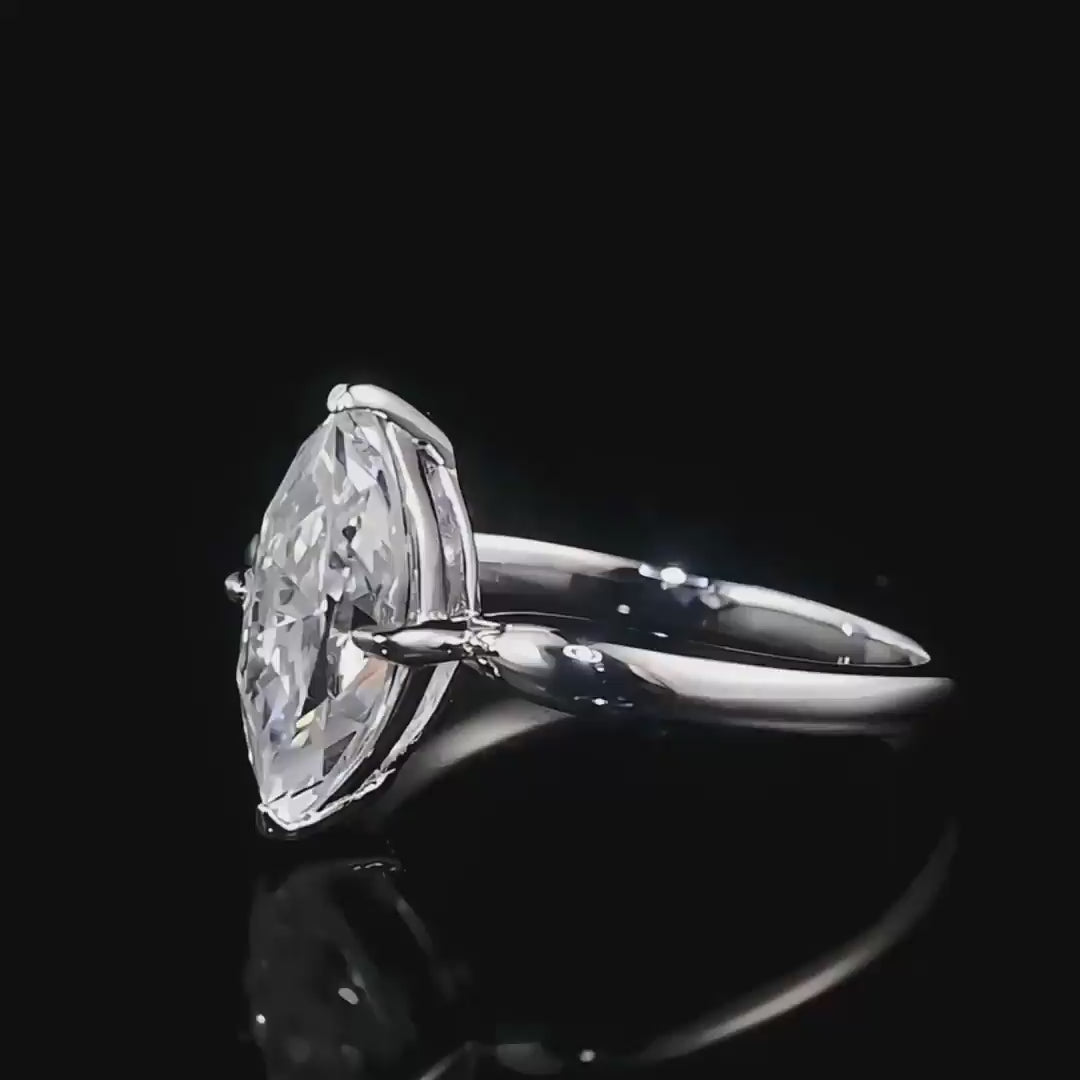 "Charlotte" Solitaire Moissanite Ring