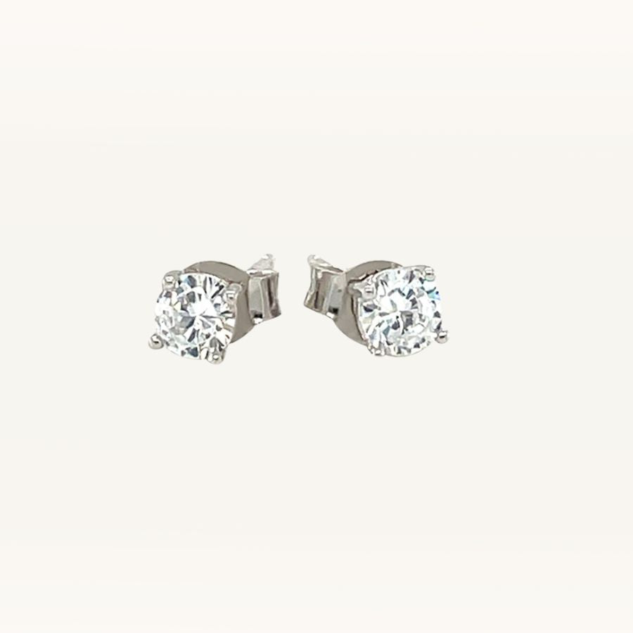 Mini Stone Stud Earrings
