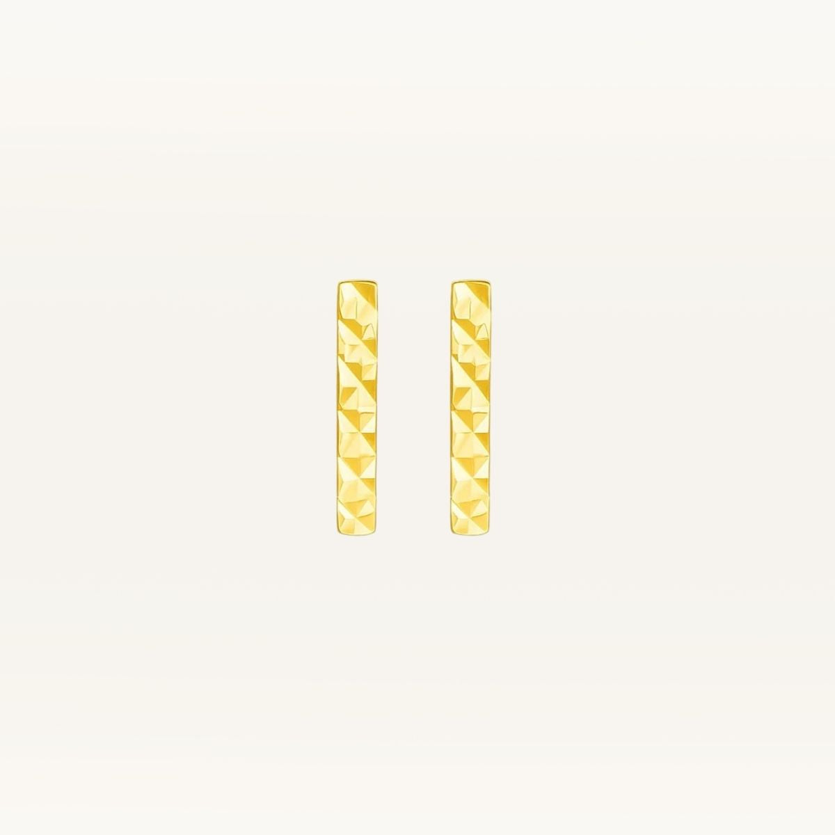 Textured Bar Earrings